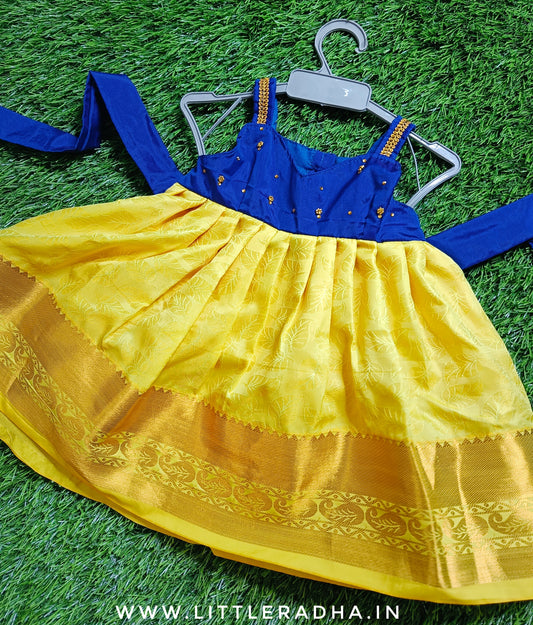 Blue & Yellow frock