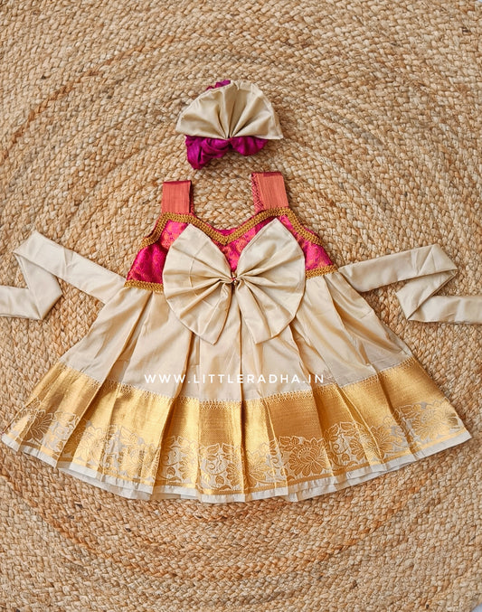 Pink & Biscuit Frock