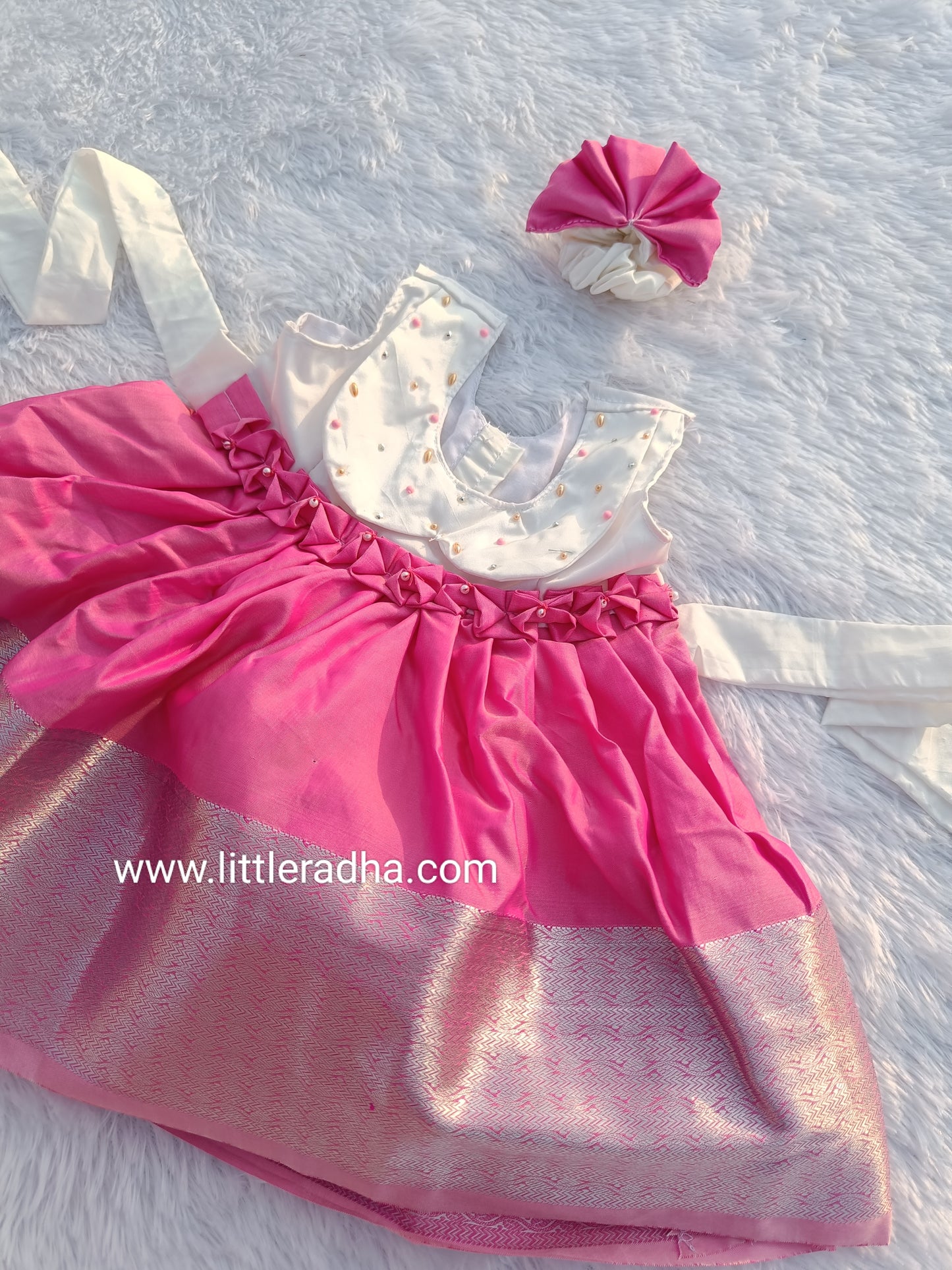 White & Pink Frock